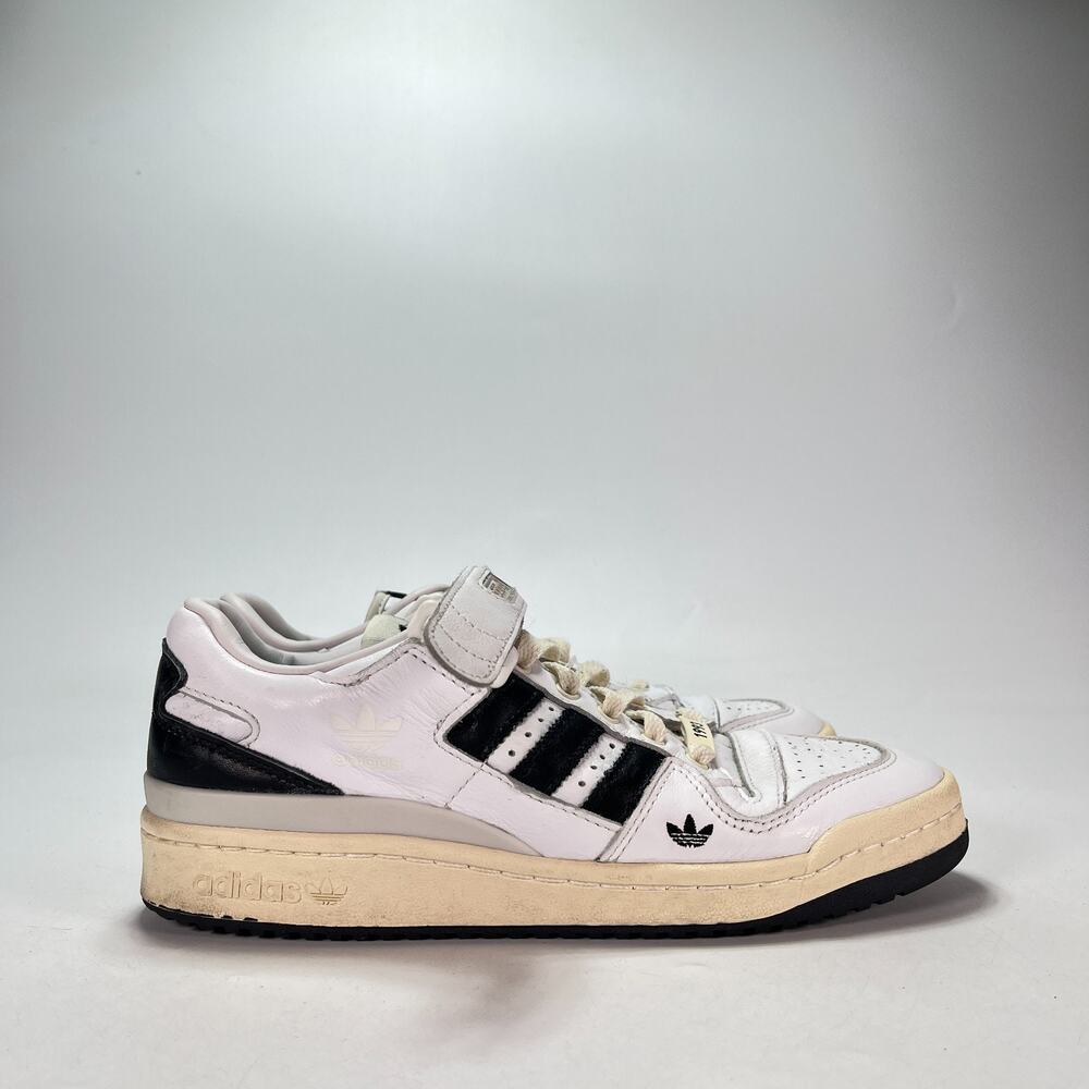 adidas Forum 84 Low AEC Cloud White Black Casual Sneakers GV9024 Men's Size 8